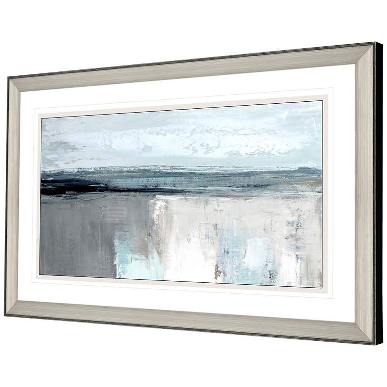 Image 4 Moody Coast I 52 inch Wide Rectangular Giclee Print Framed Wall Art more views