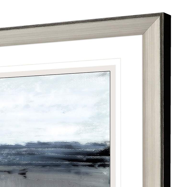 Image 3 Moody Coast II 52" Wide Rectangular Giclee Framed Wall Art more views
