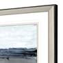 Moody Coast II 52" Wide Rectangular Giclee Framed Wall Art