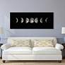 5_Moon 63" Wide Free Floating Tempered Glass Graphic Wall Art more views