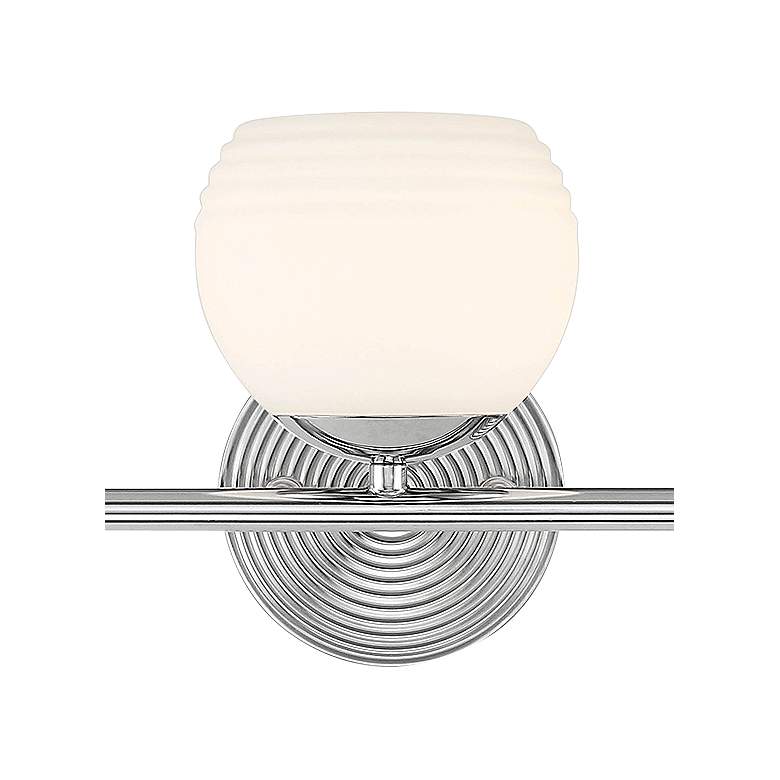 Image 3 Moon Breeze 24 3/4 inch Wide Polished Nickel 3-Light Bath Light more views