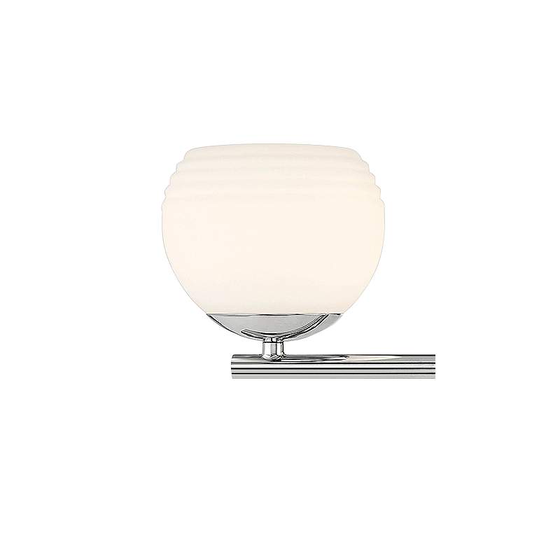 Image 3 Moon Breeze 32 1/2" Wide Polished Nickel 4-Light Bath Light more views