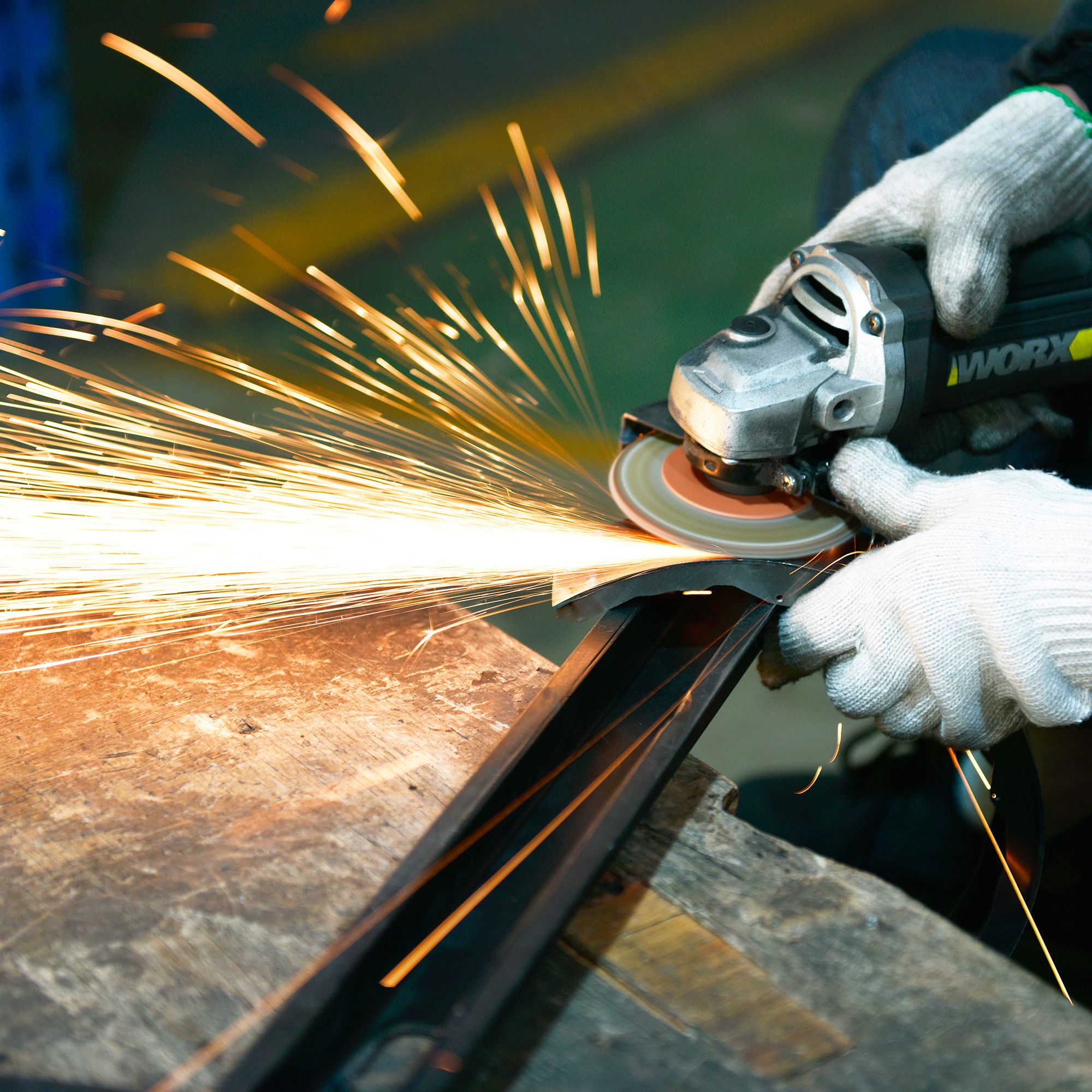 Moon Integrated LED 8in Brass Wall Light with Handcrafted Glass