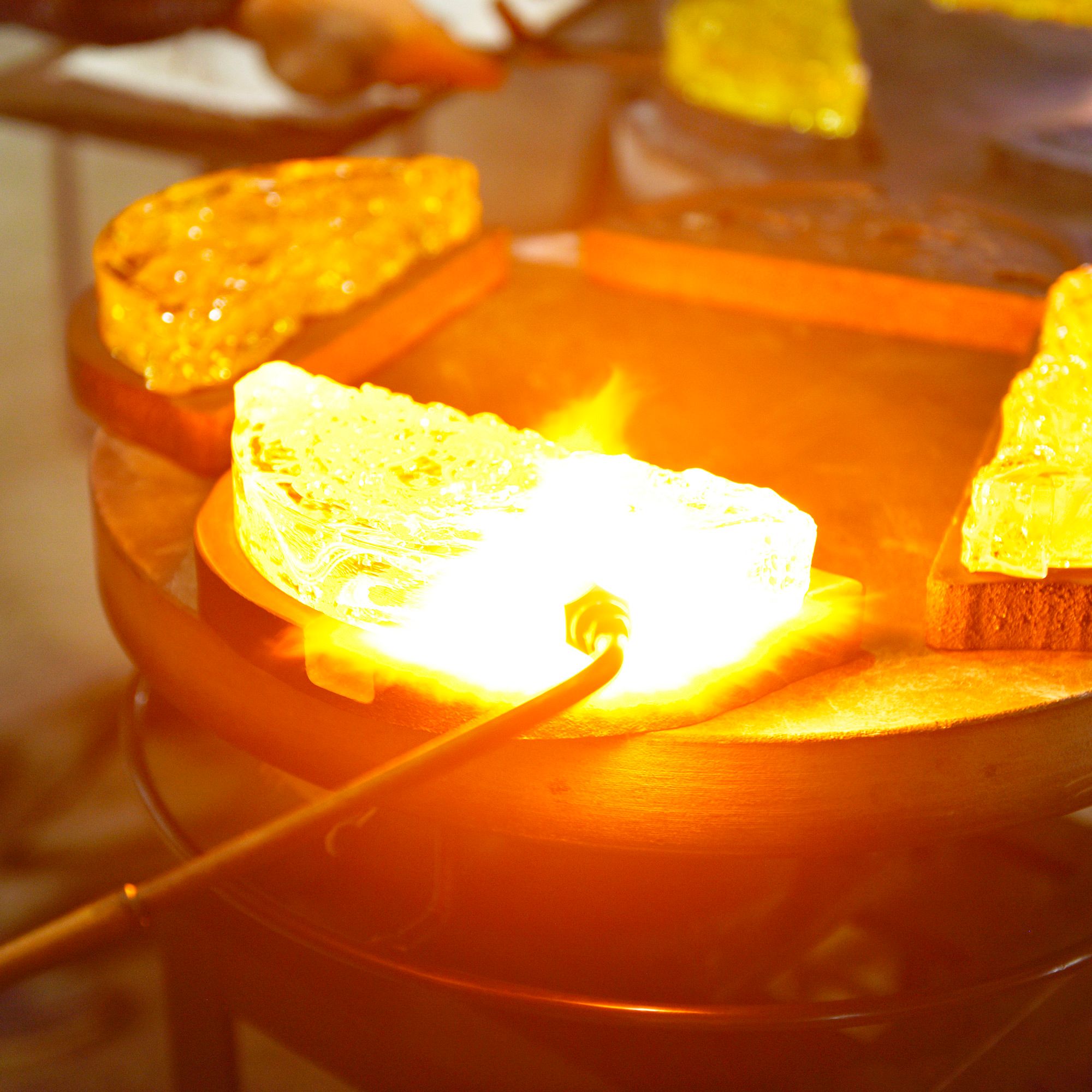 Moon Integrated LED Black Chandelier