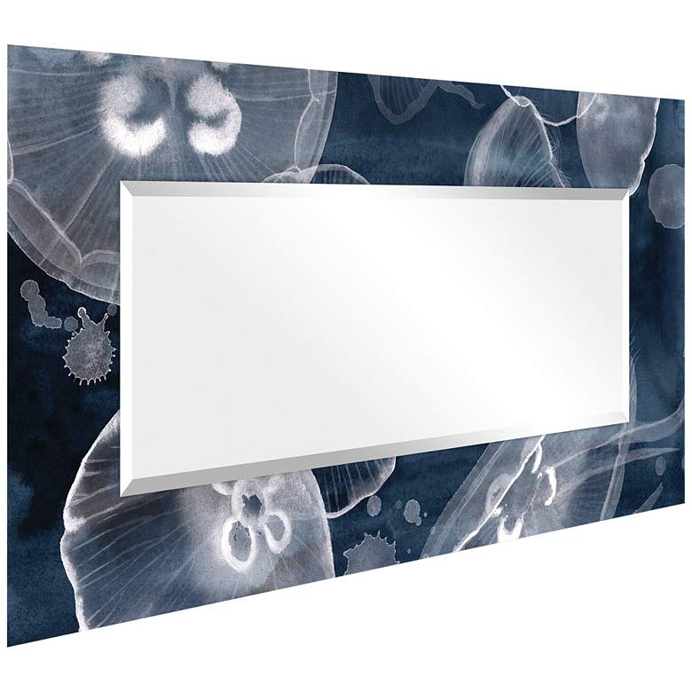 Image 7 Moon Jellies Art Glass 36" x 72" Rectangular Wall Mirror more views