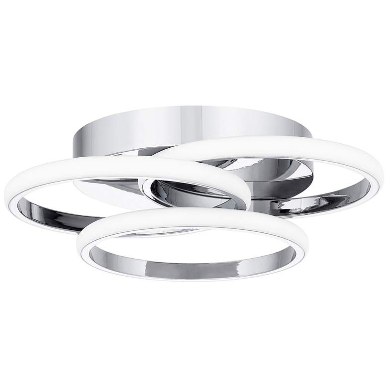 Image 2 Moonan Integrated LED Polished Chrome Flush Mount Light