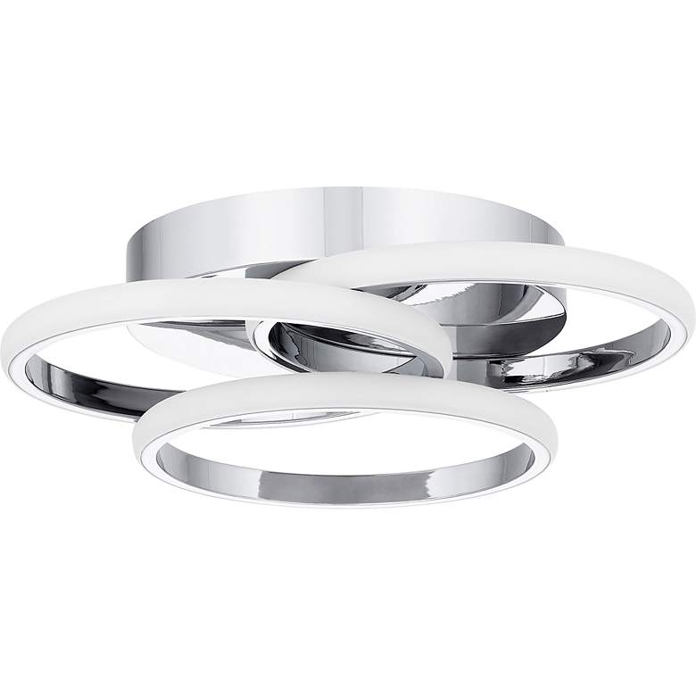 Image 4 Moonan Integrated LED Polished Chrome Flush Mount Light more views