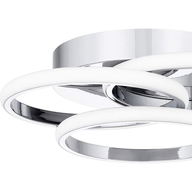 Image 7 Moonan Integrated LED Polished Chrome Flush Mount Light more views