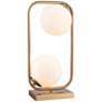 Moondance 18" High Aged Brass 2-Light Accent Table Lamp