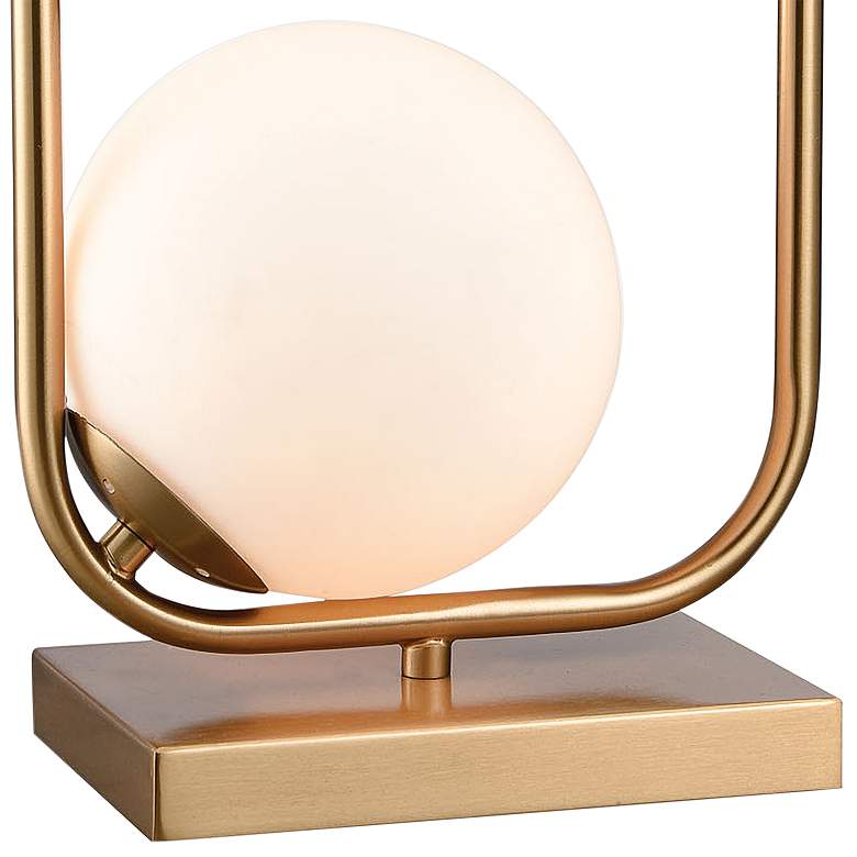 Image 4 Moondance 18" High Aged Brass 2-Light Accent Table Lamp more views
