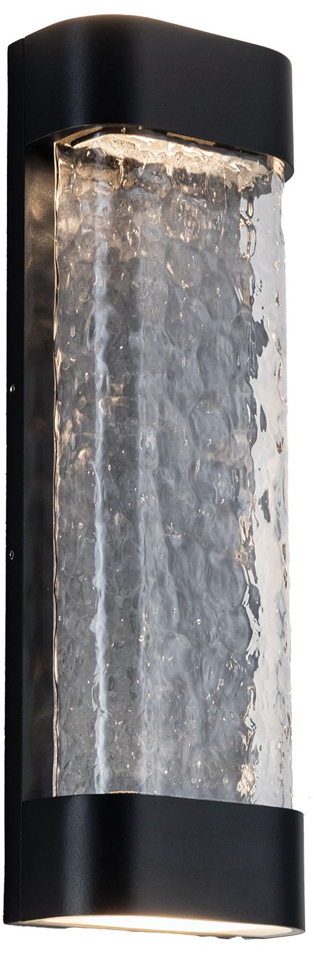 Image 3 Moondew 18-in 1 Light Black Integrated LED Outdoor Wall 25W Kuzco more views