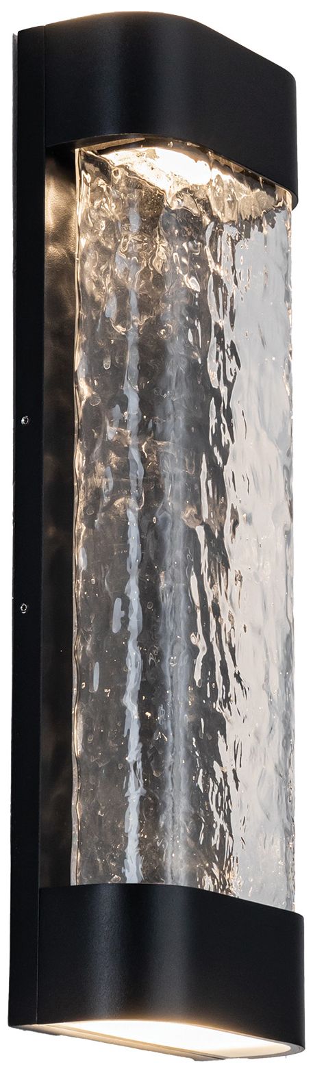 Image 4 Moondew 18-in 1 Light Black Integrated LED Outdoor Wall 25W Kuzco more views