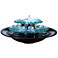 Moonlight Glass 9 1/2" Indoor-Outdoor LED Table Fountain