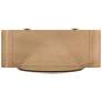 4_Moonrise 48" Wide Natural Ash Wood 2-Drawer Vanity Desk more views