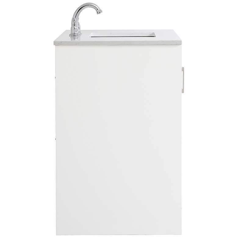 Image 7 Moore 42" Wide White Single Sink Bathroom Vanity more views