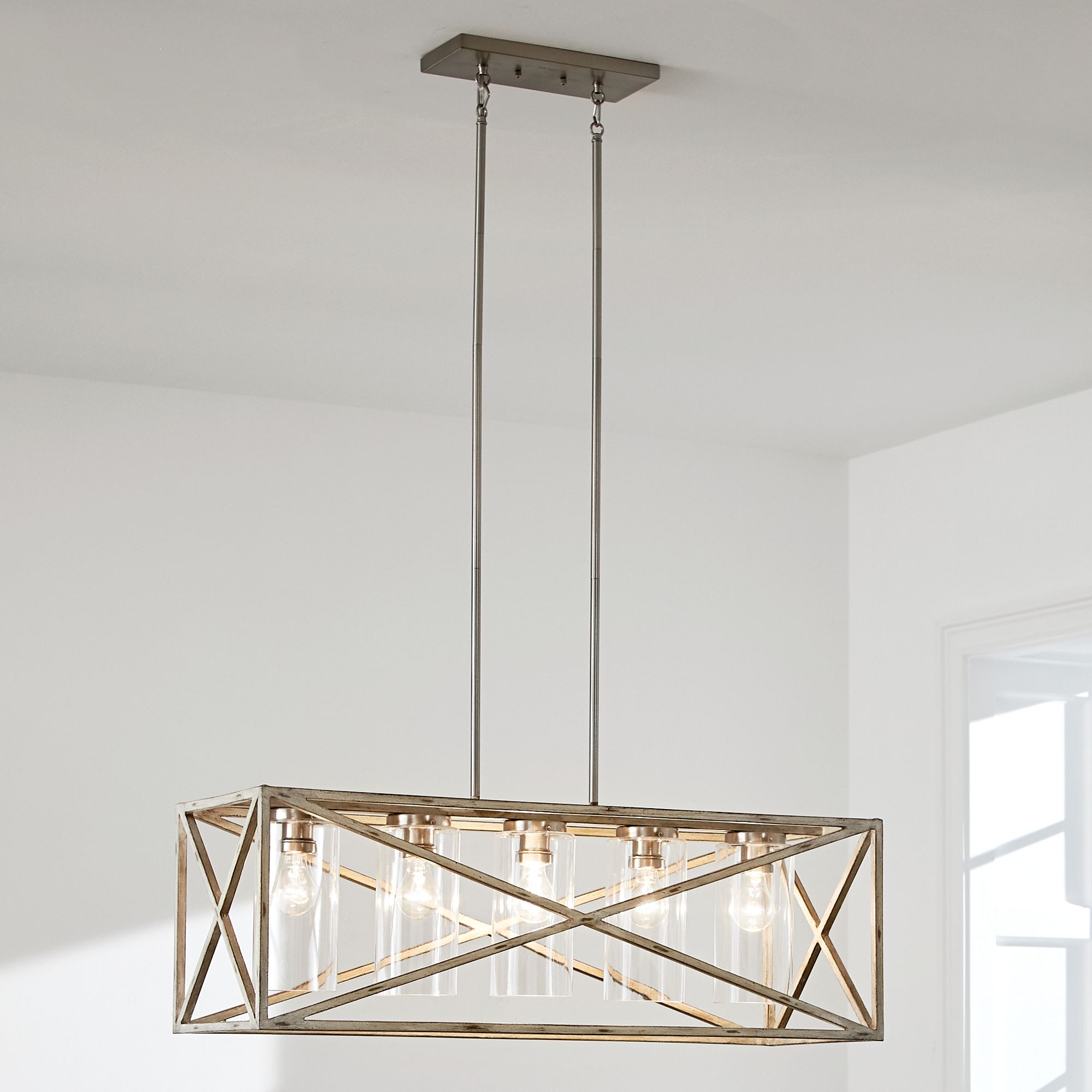 Moorgate Chandelier in Antique White