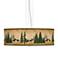 Moose Lodge Giclee 24" Wide 4-Light Pendant Chandelier