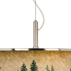 Image2 of Moose Lodge Giclee Glow 20" Wide Pendant Light more views
