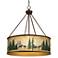 Moose Lodge Yulie 24 3/4" Wide Bronze Pendant Light