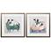 Mooving In I 17"W x 17"H Framed Art Set of 2
