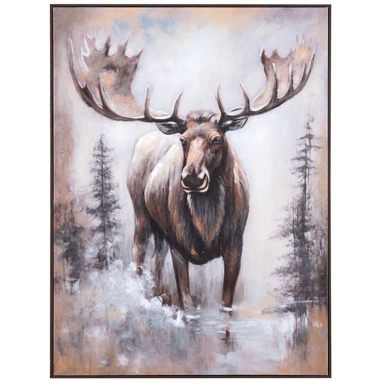 Image 1 Mooz Framed Canvas Wall Art