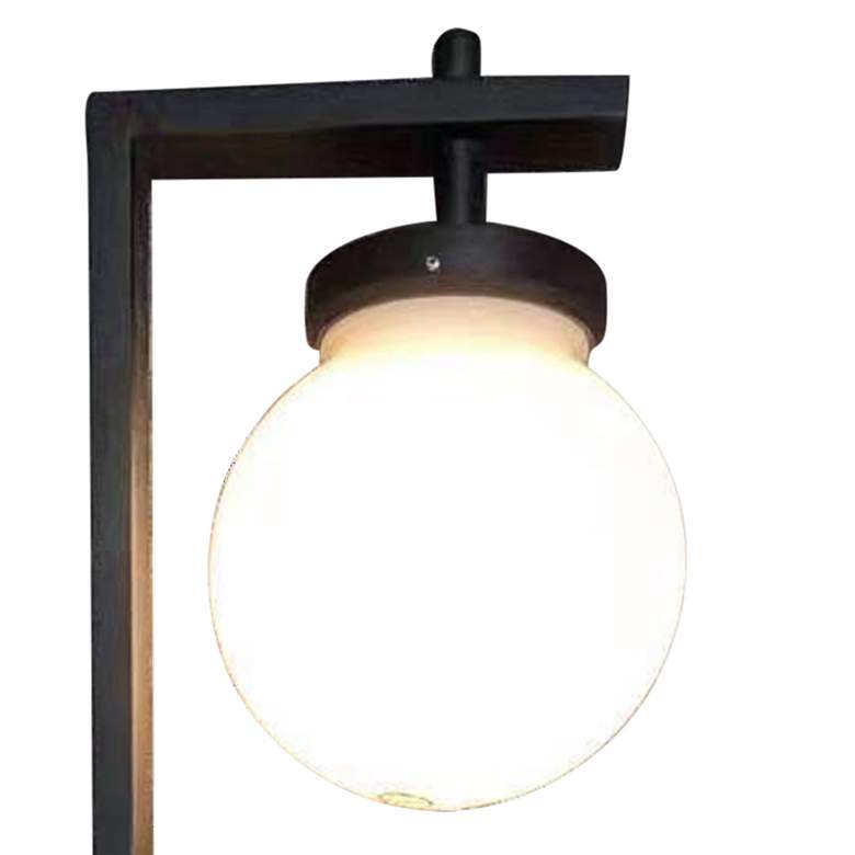 Image 2 Mora 24" High Black Metal Globe LED Bollard Path Light more views