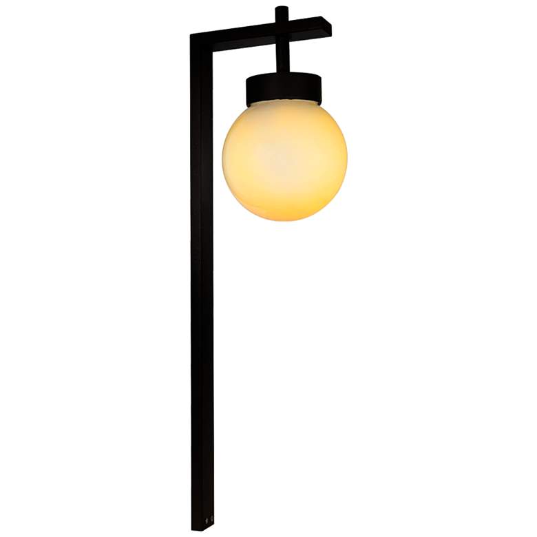 Image 5 Mora 24" High Black Metal Globe LED Bollard Path Light more views