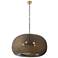 Moradabad 35" Wide Gilded Brass 5-Light Pendant