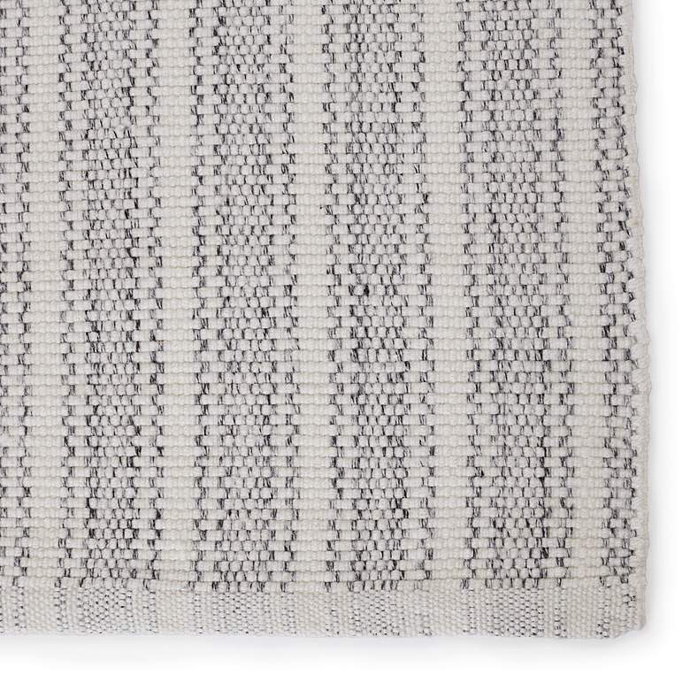 Image 5 Morae Elis MRE01 5'x8' Gray Ivory Indoor/Outdoor Area Rug more views