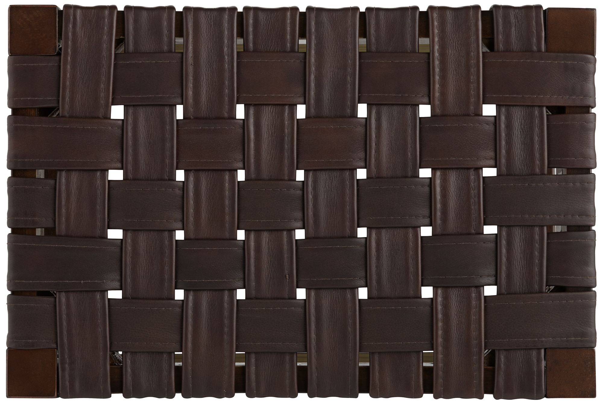 Image 4 Moran 25 1/2" High Brown Leather Counter Stool more views