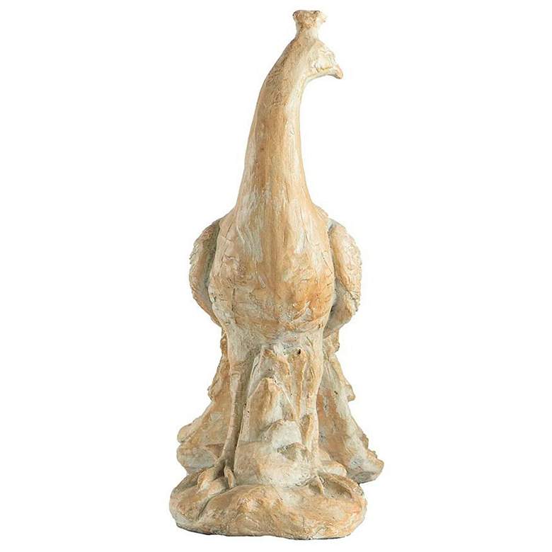 Image 6 Morara 22" High White Peacock Sculptural Accent more views
