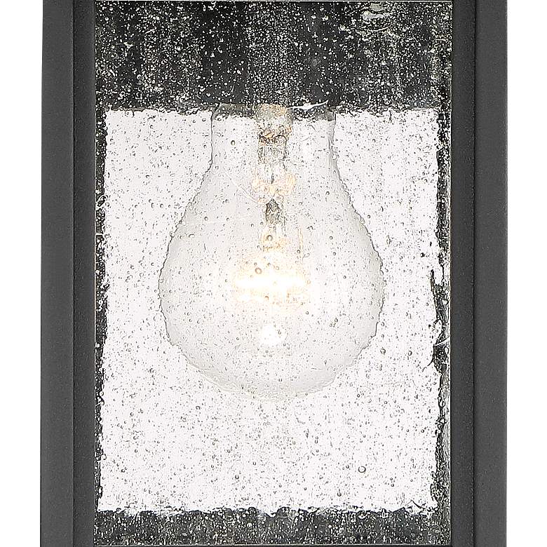 Image 4 Moray Bay 11 1/2 inch High Black Motion Sensor Outdoor Wall Light Set of 2 more views