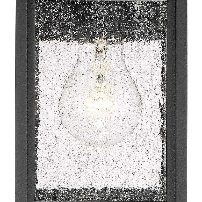 Image 4 Moray Bay 11 1/2" High Black Motion Sensor Outdoor Wall Light Set of 2 more views