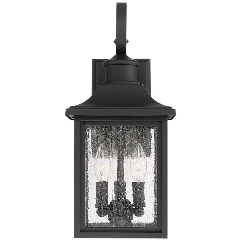 Image 5 Moray Bay 17 3/4 inch High Black 3-Light Outdoor Wall Light more views