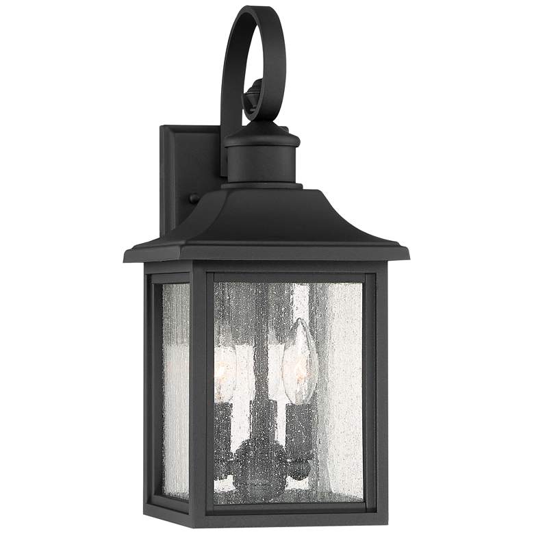 Image 6 Moray Bay 17 3/4 inch High Black 3-Light Outdoor Wall Light more views