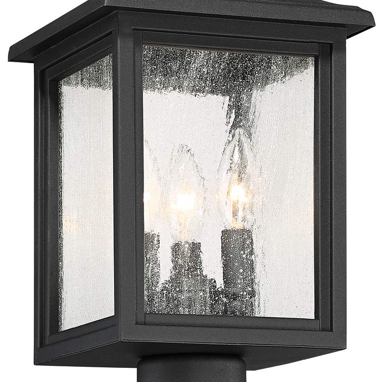 Image 3 Moray Bay 17 inch High Black Traditional 3-Light Outdoor Post Light more views