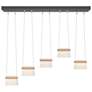 More Cowbell LED Pendant - Black - Maple Wood - Clear - Frosted Diffuser