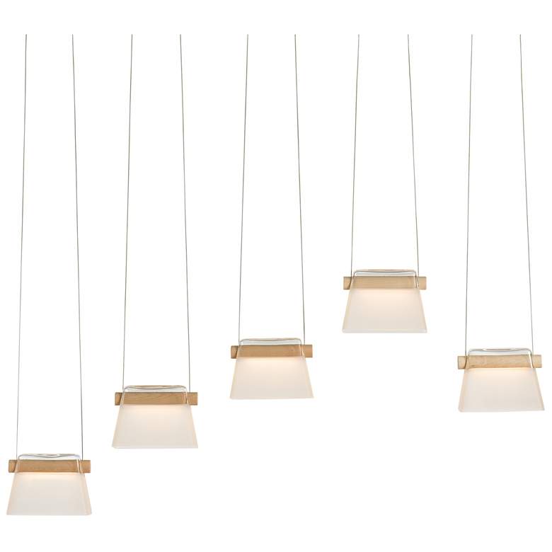 Image 1 More Cowbell LED Pendant - Platinum - Maple - Clear - Standard