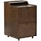 Moreau 19 1/2" Wide Dark Toasted Oak 2-Drawer Filing Cabinet