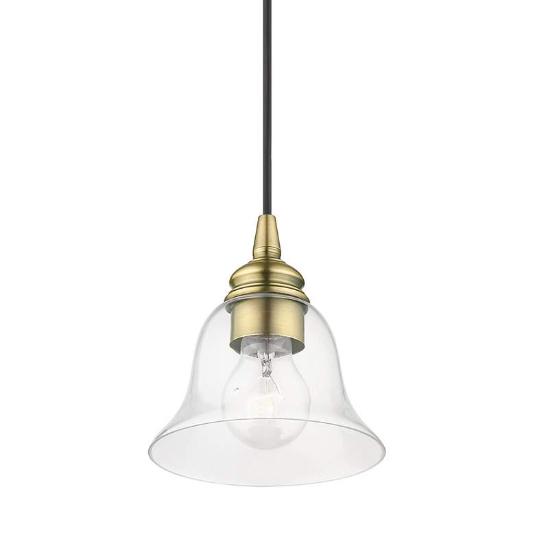 Image 5 Moreland 1 Light Antique Brass Single Pendant more views