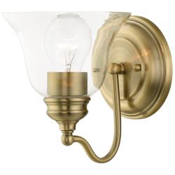 Moreland 1 Light Antique Brass Vanity Sconce