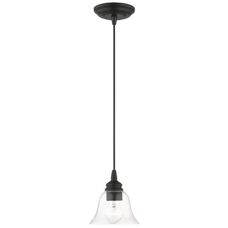 Image 1 Moreland 1 Light Black Single Pendant