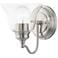 Moreland 1 Light Brushed Nickel Vanity Sconce
