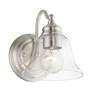 4_Moreland 1 Light Brushed Nickel Vanity Sconce more views