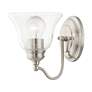 5_Moreland 1 Light Brushed Nickel Vanity Sconce more views
