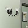 Thumbnail1 of Moreland 2 Light Black Vanity Sconce