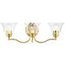 2_Moreland 24" Wide Polished Brass 3-Light Vanity Bath Light