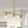 1_Moreland 3 Light Antique Brass Linear Chandelier