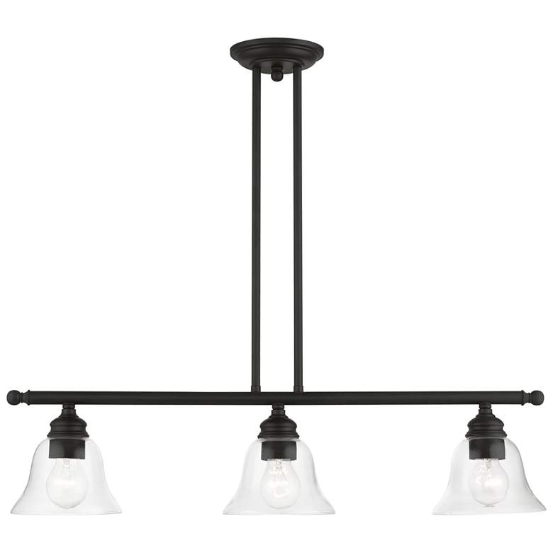 Image 1 Moreland 3 Light Black Linear Chandelier
