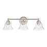 3_Moreland 3 Light Brushed Nickel Vanity Sconce more views